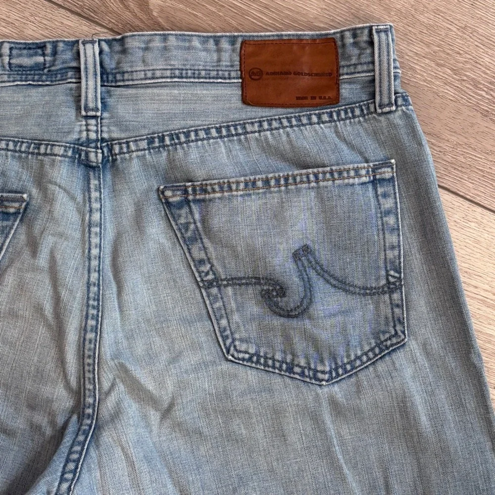 AG Adriano Goldschmied The Hero Jeans Mens 36 Light Wash Relaxed Fit Denim